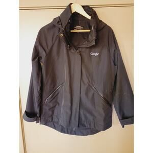 Ecoalf x Google Sustainable Hooded Rain Jacket Rare Tech Swag gorpcore outdoorsy